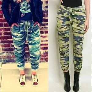 Camo Print Jogger Pants